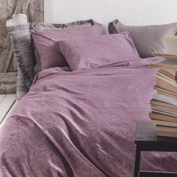 Rythmos Σετ Σεντόνια King Size Βαμβακερά 270x290 Charisma Purple