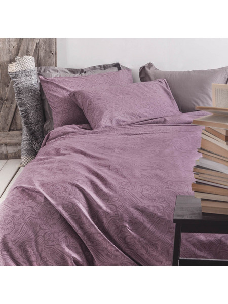 Rythmos Σετ Σεντόνια King Size Βαμβακερά 270x290 Charisma Purple