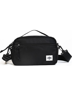 Lee Cooper Ανδρική Τσάντα Ώμου / Χιαστί Μαύρη 27843-01