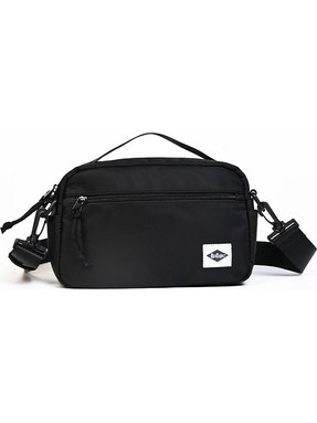 Lee Cooper Ανδρική Τσάντα Ώμου / Χιαστί Μαύρη 27843-01