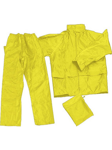 Αδιάβροχο σετ με coating PVC 9846 ΚΙΤΡΙΝΟ Κίτρινο