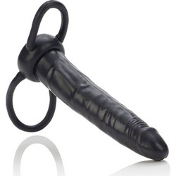 CalExotics Dual Penetrator Ρεαλιστικό Dildo 13cm Μαύρο