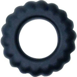 Baile Titan Cock Ring 2cm Ελαστικό Δαχτυλίδι Πέους Σιλικόνης 2cm Μαύρο D-208713