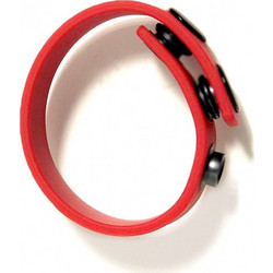 Boneyard Snap Silicone Cock Strap Ρυθμιζόμενα Δαχτυλίδι Πέους Σιλικόνης Κόκκινο