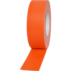 Fos Technologies STAGE TAPE 50mm X 50m Neon Orange - Φθορίζουσα υφασμάτινη ταινία gaffer 50mm - 50 m σε Neon Orange
