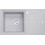 Ravenna Master Granite 78 Ένθετος Νεροχύτης Γρανίτη Grey 78x50cm