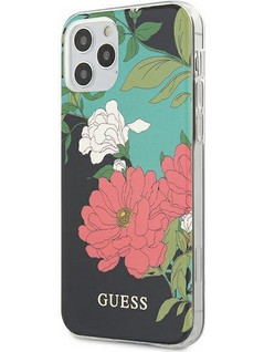 Guess N1 Flower Collection Θήκη iPhone 12 Pro Max Black GUHCP12LIMLFL01