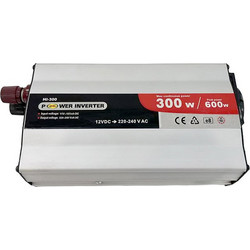 Inverter Αυτοκινήτου Από 12 Volt Σε 230 Volt 300/600 Watt