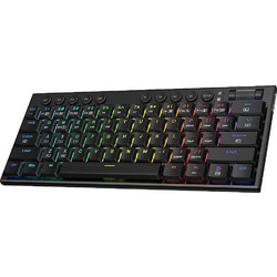Redragon Noctis K632 Pro Ασύρματο Μηχανικό Gaming Πληκτρολόγιο 60% με Custom Red Διακόπτες RGB Black