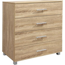 ΣΥΡΤΑΡΙΕΡΑ ΜΕΛΑΜΙΝΗΣ BRIANA HM2204.02 ME 4 ΣΥΡΤΑΡΙΑ SONAMA 75x40x83 εκ