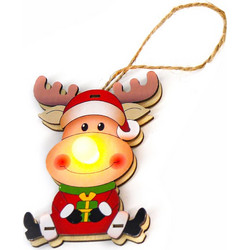 Στολίδι Χριστουγεννιάτικο Με Led (7x10) Aca Reindeer X0711669