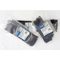 SZS-4X200/BLACK Δεματικά καλωδίων μαύρα 4x200