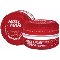 Nish Man Aqua 03 Flamming Κερί Μαλλιών Λάμψης 150ml