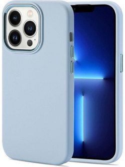Back Cover Silicone Soft Baby Blue (iPhone 14 Plus)