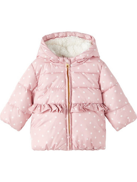 Μπουφάν Name It για κορίτσια Milena Poua Pink