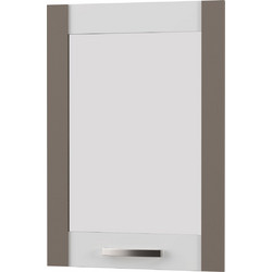 Άνω Πορτάκι-Τζάμι Δεξί Charlotte Μόκα 50x71.8x1.6cm SO-CV50G-2R