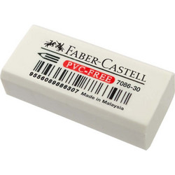 Γόμα Faber-Castell Βινιλίου Λευκή 7086-30