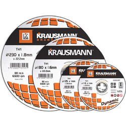 ΤΡΟΧΟΣ 115x1,0 INOX Dynamic KRAUSMANN AS60VBF