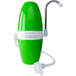 Aquaphor Modern V2 Μονό Φίλτρο Νερού Άνω Πάγκου με Βρυσάκι Πράσινο