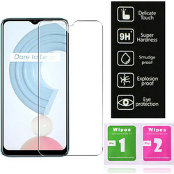 REALME C25Y / C21Y 6.5" TZAMAKI ΠΡΟΣΤΑΣΙΑΣ ΟΘΟΝΗΣ TEMPERED GLASS 9H 0.30mm 2.5D FULL GLUE