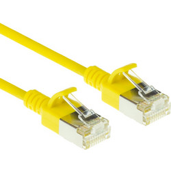 Intronics U/FTP Cat.6a Καλώδιο Δικτύου Ethernet 0.5m Yellow