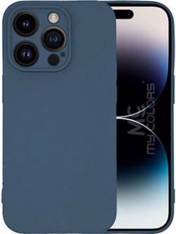 Vennus Silicone soft Case for Iphone 14 Pro Blue