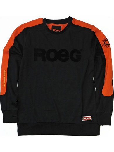 Roeg Μπλούζα Μακρυμάνικη Randy Sweat Jersey black / orange