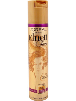L'Oreal Paris Elnett Satin Precious Oil Λακ Μαλλιών για Λάμψη Δυνατό Κράτημα 200ml