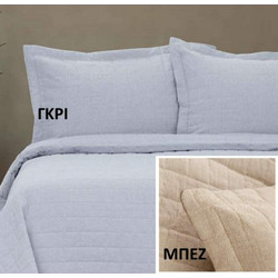 ΜΑΞΙΛΑΡΟΘΗΚΗ ΦΙΓΟΥΡΑΣ 50x70 (ΛΙΝΟ ΓΚΡΙ) - BOREA HOME ΛΙΝΟ ΓΚΡΙ / 100% ΜΙΚΡΟΪΝΕΣ