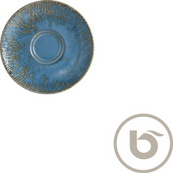 Πιατάκι φλυτζανιού 230cc πορσελάνης 16cm Sky Snell Reactive Glaze BONNA - Σετ 12 c450763