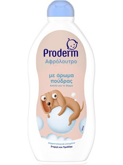 Proderm Kids Powder Scent Παιδικό Αφρόλουτρο σε Gel 500ml