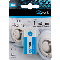 Work Super Alkaline 9V 1τμχ