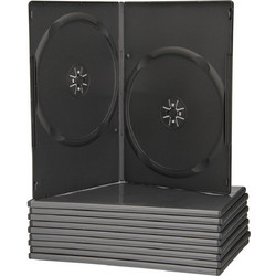 Q-Connect Θήκη CD/DVD Ανταλλακτική 10 τεμ. Μαύρη