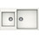 Teka Laguna 860 2C TG 3 1/2 Ένθετος Νεροχύτης Γρανίτη White 86x90cm