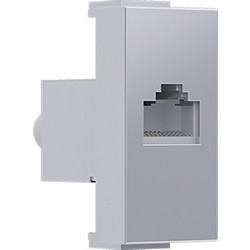 Acaelec Modys Πρίζα Τηλεφώνου RJ11 CAT3 IP20 Ασημί (10101312440)