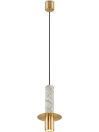Arapidis Lighting Ε Κρεμαστό Φωτιστικό Οροφής Μονόφωτο Χρυσό 601-1W