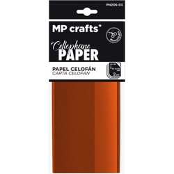 Σελοφάν πορτοκαλί MP 62.5x100cm σετ 2τμχ