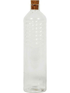 Μπουκάλι Νερού 787016 1000 ml 7,5x7,5x29cm Clear Marva Γυαλί