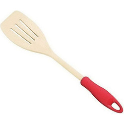 Σπάτουλα Τρυπητή Ξύλινη Με Λαβή Presto 637218 30cm Red-Natural Tescoma Ξύλο