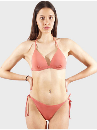 Gsecret Bikini Set Τριγωνάκι Σομόν M1122-23239