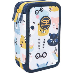 CoolPack Jumper 3 Pucci Κασετίνα Γεμάτη με 3 Θήκες Μπλε Λευκή F067699