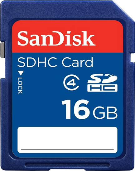 Κάρτα Μνήμης Sandisk SDHC 16GB Class 4