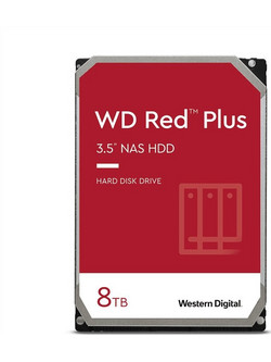 Western Digital Red Plus 8TB HDD Σκληρός Δίσκος 3.5" Sata 3 7200rpm με 128MB Cache