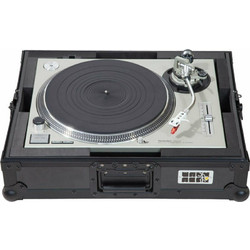 TTPROBK Flight Case Multi Format Turntable Black. Audio Technica LP120-USB/ LP1240-USB/ LP120XUSB/ LP1240-USBXP/ LP140XP/ LP3/