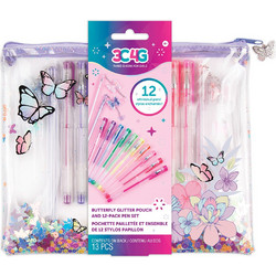 MAKE IT REAL 3C4G BUTTERFLY GLITTER ΘΗΚΗ ΚΑΙ ΣΕΤ ΣΤΥΛΟ (12026)