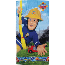Sam The Fireman Παιδική Πετσέτα Θαλάσσης Πολύχρωμη 70x140cm 5848