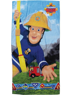 Sam The Fireman Παιδική Πετσέτα Θαλάσσης Πολύχρωμη 70x140cm 5848