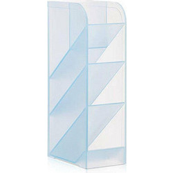 DELI ΜΟΛΥΒΟΘΗΚΗ ΠΛΑΣΤΙΚΗ 5 ΘΕΣΕΩΝ 9.2x5.9x20.5cm ΔΙΑΦΑΝΟ ΜΠΛΕ