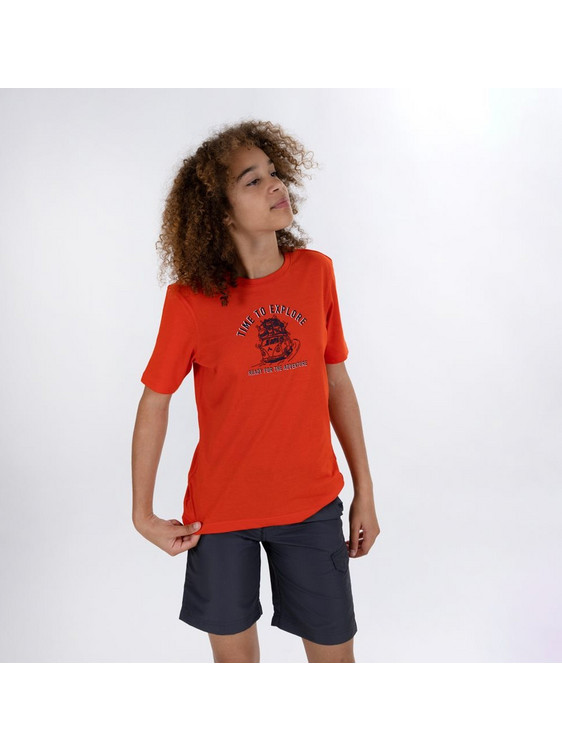McKinley Zorma III Παιδικό T-Shirt Κοντομάνικο Κόκκινο 422078-254