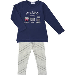 Funky Παιδικό Σετ για Κορίτσι Γκρι Navy Μπλε 223-721122-1